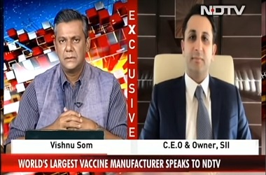 Adar Poonawalla speaks to NDTV about the coronavirus vaccine and it's development